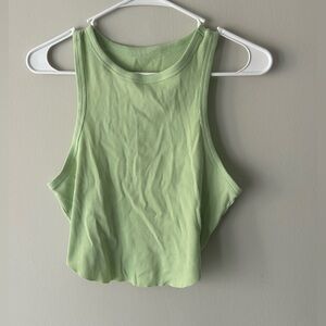 Wild Fable Light Green Ribbed Tank Top